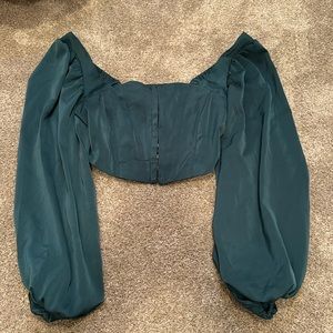 Urban Outfitters corset long sleeve top